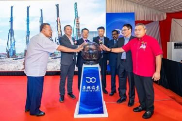 擎夢奮進 續(xù)寫華章 | 景興紙業(yè)馬來西亞項目二期樁基儀式隆重舉行